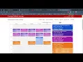Planned Schedule and Registration