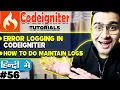 CodeIgniter Mini Project Tutorial in Hindi Error logging in CodeIgniter How to do Maintain logs