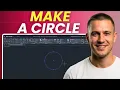 How to Make a Circle by Using Center and Radius in AutoCAD