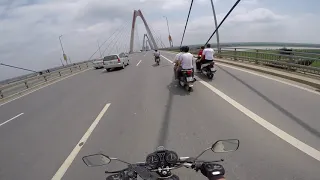 Bridge over the Red River, Hanoi, Vietnam