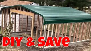 Metal Carport Ideas How To Enclose A Metal Carport Review