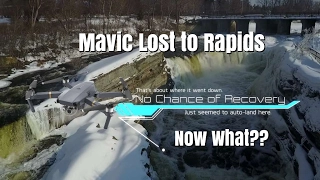 Ep38. Mavic Pro Lost Forever!  Error causes it to go down in these rapids.