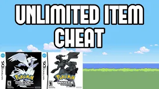 Unlimited Items Cheat in Pokemon Black White Action Replay Code