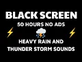 Download Lagu Heavy rain and thunderstorms with black screen│Create a feeling of comfort, Sleep well,Relief stress