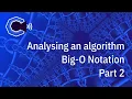 Analysing Algorithms - Big O Notation
