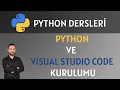 Python ve Visual Studio Code Kurulumu Turkcelestirme Klasor ve Dosya Olusturma Islemleri