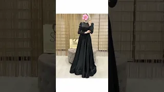 تشكيلة فساتين باللون الأسود للمحجبات Shorts Subscribe Short 500subscribe 