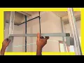 How to install metal stud framing Install channel in a doorway drywall