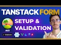 TanStack React Form Basic Validation with React