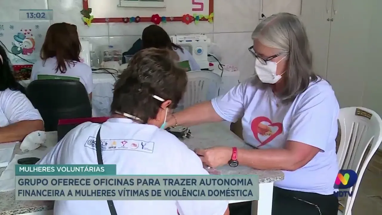 Grupo oferece oficinas para trazer autonomia financeira a mulheres vítimas de violência doméstica