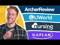 Nursing com vs UWorld vs Archer vs Kaplan NCLEX Review