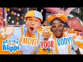 Download Lagu Can you Wiggle Like Blippi? Blippi’s Playground Challenge | Blippi Ultimate Roadtrip | Kids Videos