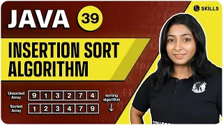 Insertion Sort Algorithm Lecture-39 Java and DSA Foundation course