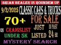 BRIAN BEALER is Roundem UP 2025 MYSTERY SEARCH 70 DIFFERENT CLASSIC CARS TRUCKS