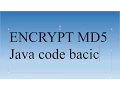 Encrypt string text to MD5 by java code