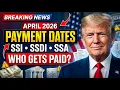 Social Security Checks Payment Schedule for April 2026 SSA SSDI SSI