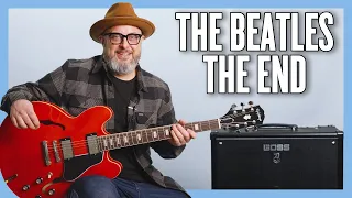 The Beatles The End Guitar Lesson Tutorial  The Beatles The End Guitar Lesson Tutorial