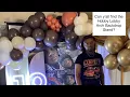 Hobby Lobby Birt ay Balloon Backdrop For My Son 19th Party