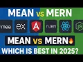MEAN vs MERN Stack Which is Better in 2025 Full Comparison for Developers