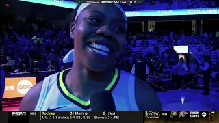 WNBA Basketball on ESPN intro Dallas at Seattle