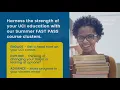 Want to get ahead at UCI Then check out the opportunities offered by UCI Summer FAST PASS courses