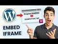 How to add iframe in WordPress or Elementor Easiest Way 2026 Guide