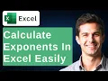 How To Calculate Exponents In Microsoft Excel Microsoft Word Excel 2026 Guide