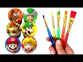 Super Mario Drawing and Painting Learn How to Draw Mario Characters