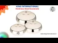 King International Stainless Steel Insulated Casserole Set of 3 Pcs