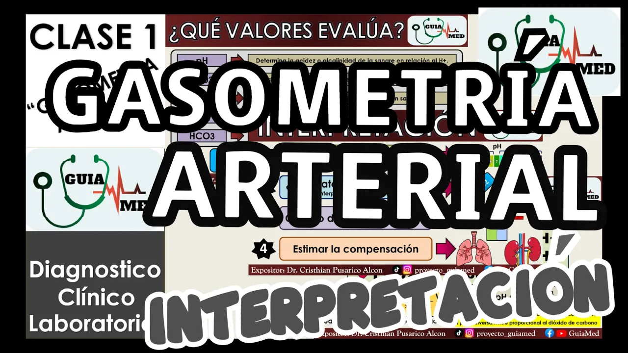 GASOMETRIA ARTERIAL INTERPRETACIÓN FACIL | GuiaMed