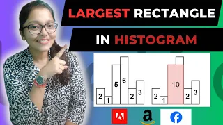 Largest Rectangle in Histogram Stacks Asked by - Bloomberg Uber Microsoft LEETCODE HARD