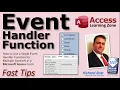 Event Handler VBA Function for Multiple Controls in Microsoft Access Forms