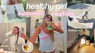 summer lock in routine + healthy habits⭐️ (morning, wellness, productive)