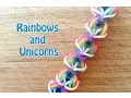 EASY Rainbow Loom Pattern Rainbows and Unicorns No Loom