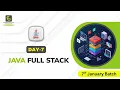 Java Full Stack Day 7 7th January 2026 Batch FirstBit Solutions