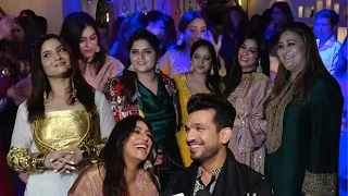 UNCUT | Arjun Bijlani, Ankita, Mannara & Others Grace Shivani’s Karwa Chauth Mehendi Celebrations