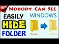How to Hide Folder in Windows 10 8 7 Helpful Guide