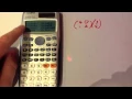 Multiplying Matrices - Casio fx-991ES