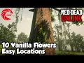 Vanilla Flower Locations RDR2 Online - Red Dead Online Vanilla Flower Location Guide