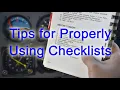 Tips for Properly Using Checklists