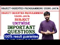 object oriented programming using java subject important questions jntuh r18 oop using java imp
