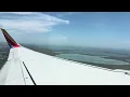 Southwest Airlines Boeing 737-800 takeoff from Cancun