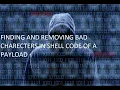 Spawning shell code of a payload and removing bad characters in it