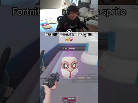 Fortnite gave him his sprite 🥹❤️‍🩹