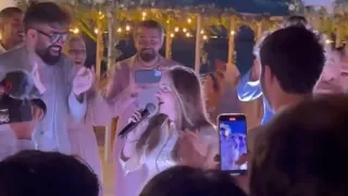 اصالة المالح تغني طول ما احنا سوا في حفل زواج كريم و لين 