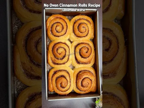 Easy Cinnamon Rolls Recipe Without Oven #easyrecipes #cinnamonrolls #rolls #cinnamon #newtoyou #yts