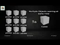 Rename multiple objects in Maya in one click