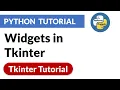 Widgets in TKinter Tkinter Python Tutorial PyPower
