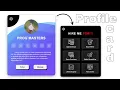 CREATING PROFILE CARD BY USING HTML CSS JAVASCRIPT ProgMasters