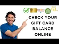 How to Check Your Gift Card Balance Online